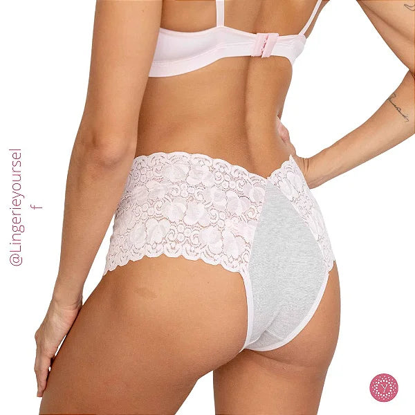 Calcinha Tanga Renda Triangular - Momento íntimo