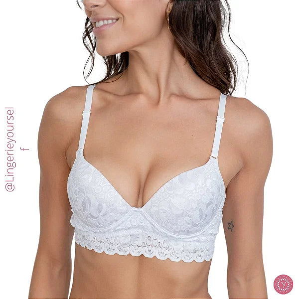 Sutiã Essência Renda - Bojo Casca - Momento íntimo