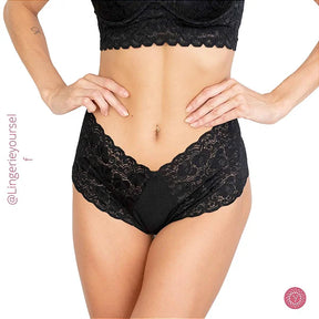 Calcinha Tanga Renda Triangular - Momento íntimo