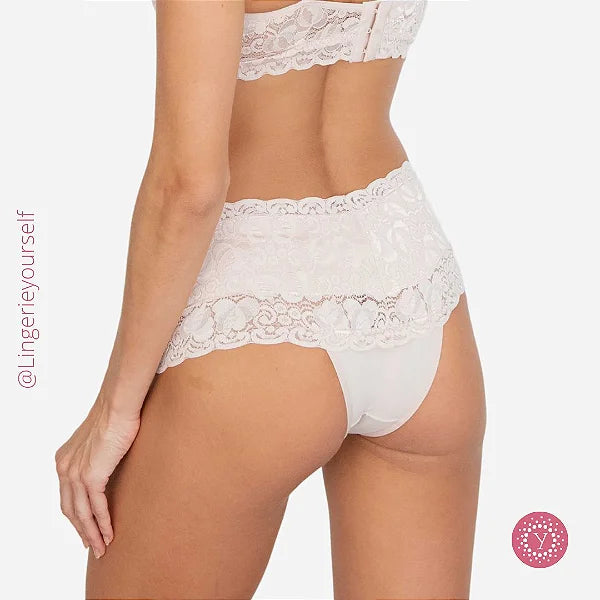 Calcinha Tanga Cintura Renda - Momento íntimo
